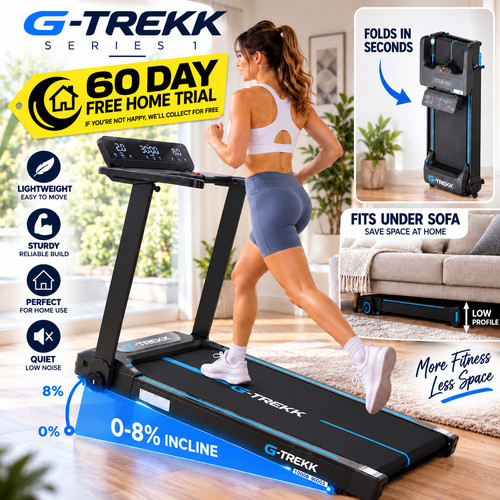 Trekk treadmill 5hp 180kg - g-trekk, 3.5hp