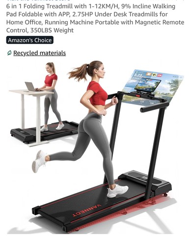 Folding treadmill with - in, 1