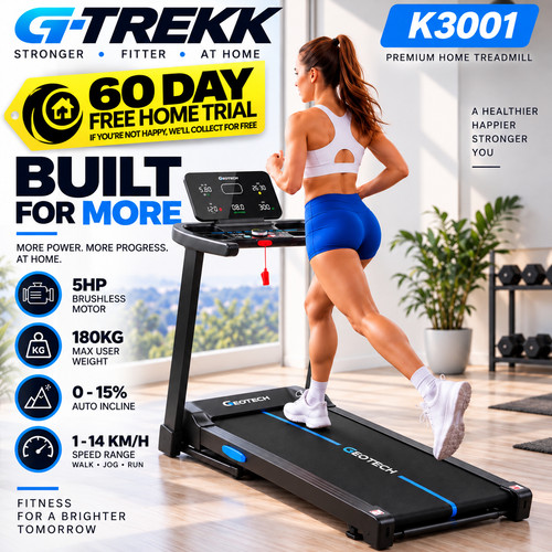 Trekk treadmill 5hp - g-trekk,