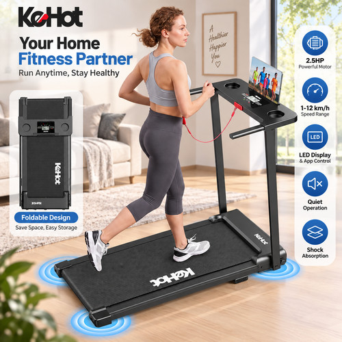 Foldable treadmill 5hp - foldable, 2.5hp