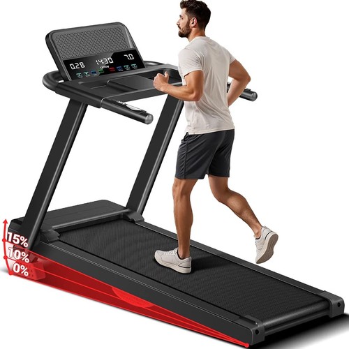 Folding treadmill incline - treadmill, 15%