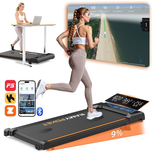 Walking pad with incline - with,