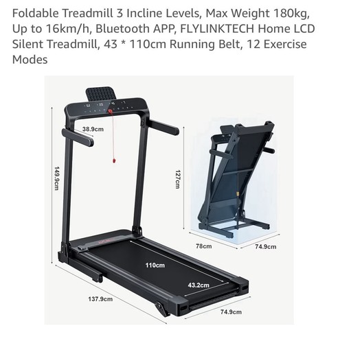 Flylinktech folding treadmill - flylinktech,