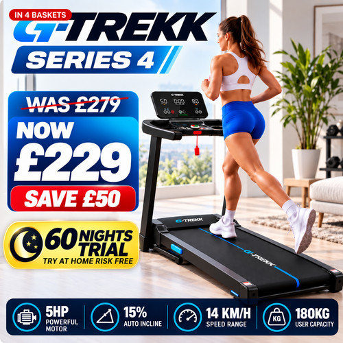 Gtrekk treadmill 5hp - gtrekk, 15%