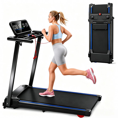 Folding treadmill for home - folding,