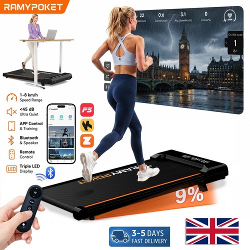Walking pad with incline under - pad,
