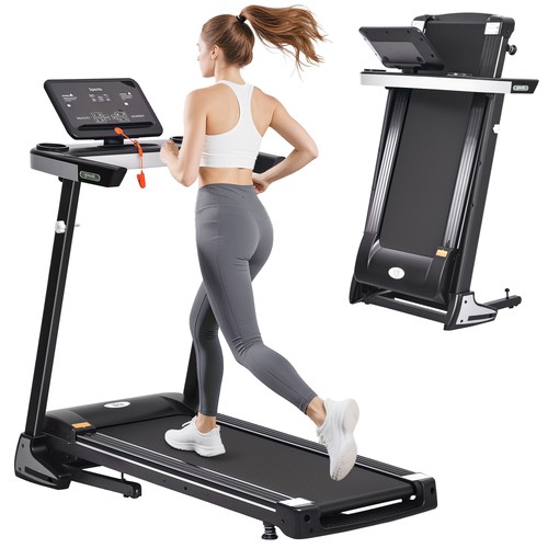 Homcom 2hp motorised treadmill - motorised,