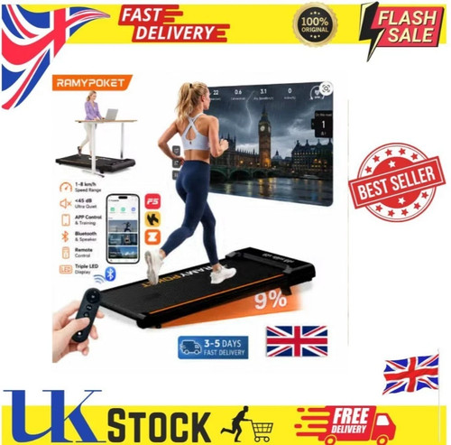 Walking pad with incline under - pad,